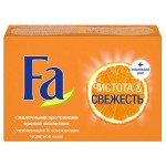 Мыло туалетное, FA (Фа) 90 г Чистота и уход грейпфрут и молочные протеины антибактериальный эффект