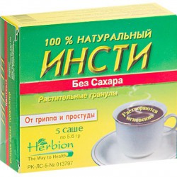 Инсти, гранулы 5.6 г 5 шт без сахара