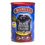Маслины, Borges (Боржес) 280 г черные без косточки железная банка